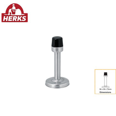 Herks by Winland Satin Stainless / Antique Brass HERKS Door Accessories-Door Stoppers