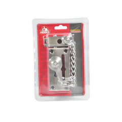 Herks by Winland Satin Stainless / Antique Brass Herks by Winland Double lock-Door Chain & Bolts