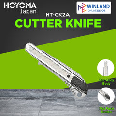 Hoyoma japan by Winland Snap-Off Utility Blade Knife Cutter Knife Saw Alloy HT-CK2A