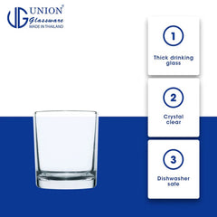 Union GLASS Thailand Clear Glass Shot Glass 60ml Set of 6