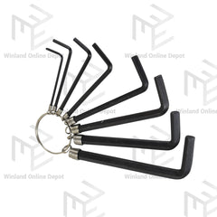 Hoyoma japan by Winland 8pcs Hex Key Wrench Ring Set H-NL001