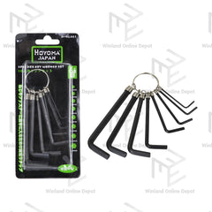 Hoyoma japan by Winland 8pcs Hex Key Wrench Ring Set H-NL001