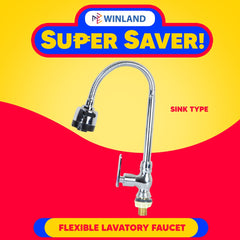 GL by Winland Flexible Lavatory Faucet Sink & Wall Mounted Type 119269 / 119270 "GL by WinlandT"