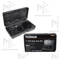 Proman by Winland 11pcs Hole Saw Set 3/4" to 2-1/2" RR-553