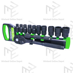 Hoyoma japan by Winland 12pcs Socket Set 1/2 Inches HT-DS1212