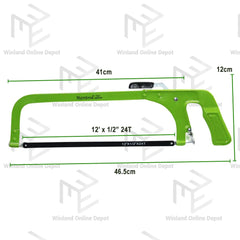Hoyoma japan by Winland Frame Saw Hacksaw with Blade 12" (300mm) HS7061