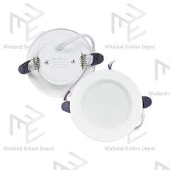 Clifford Synthetic Recessed Round Panel | LED Down Light Daylight