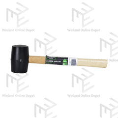Hoyoma japan by Winland 340g/12oz Rubber Mallet w/ Wooden Handle Maso Martilyo HT-RM12
