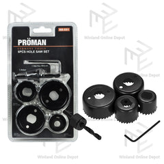 Proman by Winland 6pcs Hole Saw Set RR-551