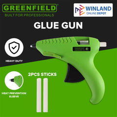 Greenfield by Winland Heavy Duty Glue Gun 40W with Free 2 pcs Glue stick GGG40