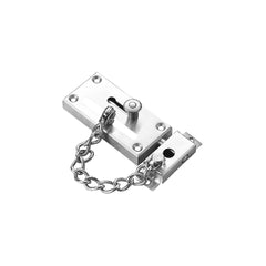 Herks by Winland Satin Stainless / Antique Brass Herks by Winland Double lock-Door Chain & Bolts
