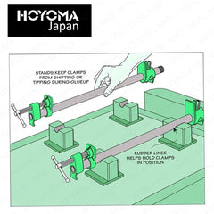 Hoyoma japan by Winland Gluing Clamp 3/4inch Wood Working Clamp Pipes Clamp Carpenter Tool GC-20