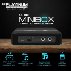 Platinum by Winland Professional Karaoke Player Mini Box with ISDBT | SD Card Karaoke Player KS-100