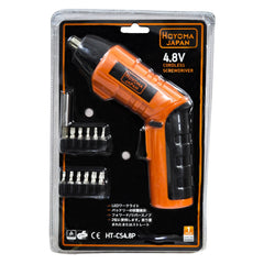 Hoyoma japan by Winland Cordless Screwdriver 4.8V with 12Bits HT-CS4.8P
