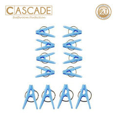 Cascade by Winland Small Clip 12pcs/Set (Green / Blue) GC-3237