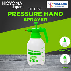 Hoyoma japan by Winland Pressure Hand Sprayer 2L Heavy Duty Garden Sprayer Gardening Tools HT-GS2L