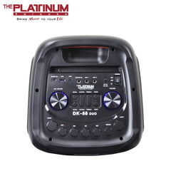 Platinum by Winland DK-88 Duo Portable Party Jukebox Speaker Built-in Karaoke 2000W PMPO