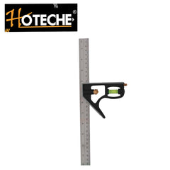 Hoteche by Winland 12inch/300mm Stainless steel blade Combination Square Ruler 282401
