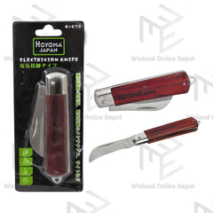 Hoyoma japan by Winland 200mm Stainless Steel Electrician Knife Wire Stripper G-678