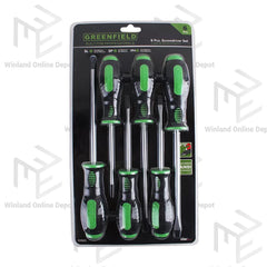 Greenfield by Winland 6pcs Bi-Mat Screw driver Set Screwdriver GSDS-83925