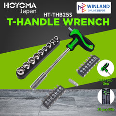 Hoyoma japan by Winland 25pcs T-Handle Wrench Bit Set HT-THB25S