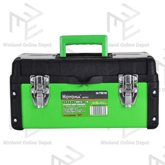 Hoyoma japan by Winland 14-19Inches Plastic Iron Tool Box with Removable Tray