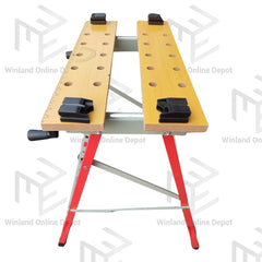 Hoyoma japan by Winland Folding Clamping WorkBench with Movable Pegs WB-002
