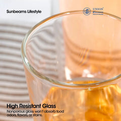 Union GLASS Thailand Clear Glass Highball Water, Juice, Soda, Liquor Glass 340ml Set of 6