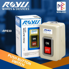 Royu Push Button Switch For the direct closing and opening of high-current electrical