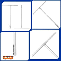 Wadfow T Wrench Handle Socket Tools 8mm to 19mm