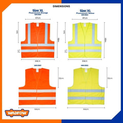 Wadfow 5cm High Reflective Strip / Reflection Vest With Tricot Waistcoat