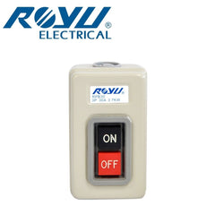Royu Push Button Switch For the direct closing and opening of high-current electrical