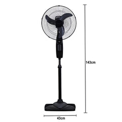 Union 16inches Stand Fan / Electric Fan with built in Music Player UGSF-1647(BLK)