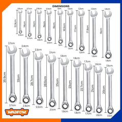 Wadfow Ratchet Spanner 6mm-27mm