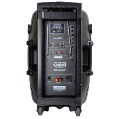 Winland Audio 12" Active Speaker Audio with USB, SD, Bluetooth, FM & FREE Mic 500W MA12ADP *WINLAND*
