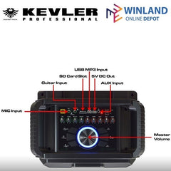 Kevler Portable Active Speaker System Party Boom Box Speaker 800W DJX-1500