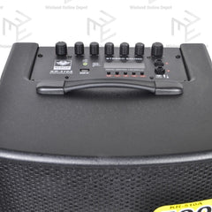Kevler 10" 500W x 2PC Active Speaker 2 Way Bass Reflex w/ BT/ USB/ FM/ AUX/ RCA /Mic Line