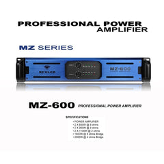 Kevler MZ Series MZ-600 1200W Professional Power Amplifier MZ600