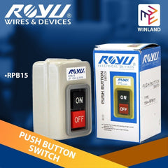 Royu Push Button Switch For the direct closing and opening of high-current electrical