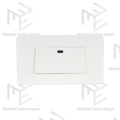 Royu Wide Series 1-Gang Switch w/ LED Set (10A / 250V~) WD601
