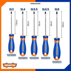 Wadfow Slotted Screwdriver (Round Shank)