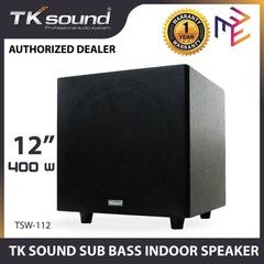 TK Sound 12" Subwoofer Bass Indoor Speaker 400W RMS Sound Audio Sub woofer TSW-112 *WINLAND*