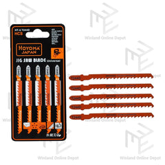 Hoyoma japan by Winland Jig Saw Blade T Shank Type Jigsaw Blade Fast Cut Curved Cut For PVC or Wood