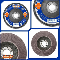 Wadfow Flap Sanding Disc Sand For Paint Removal Deburr Metal Surface