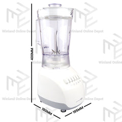 Xtreme HOME 1.5L Blender BPA-Free 4 Speed with Pulse Function (White base) XH-BL150
