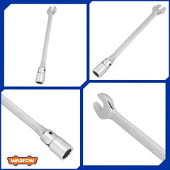 Wadfow WTH1E Open End Swivel Head Socket Spanner Wrench