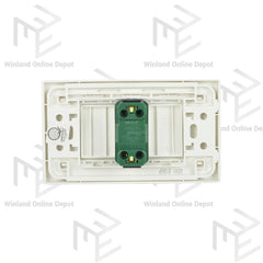Royu Wide Series 1-Gang Switch w/ LED Set (10A / 250V~) WD601
