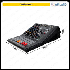 Konzert by Winland Professional Mixer 4 Channel MX-4+ l MX4+ l MX 4+