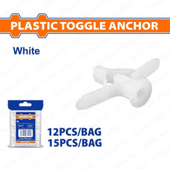 Wadfow by Winland 12/15pcs/set Plastic Toggle Anchor 10-32mm/10-40mm Butterfly Anchor SOLD PER PACK