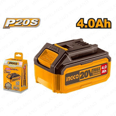 Ingco P20S 20V 4.0 Ah Lithium-Ion Battery Pack 4.0Ah Powershare for Cordless Power Tool